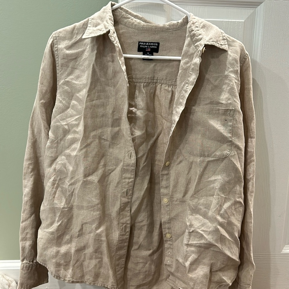 RALPH LAUREN Linen button up